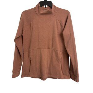 Kyodan Outdoor M Soft Pullover Sweatshirt‎ Light Rust Lightweight Cozy